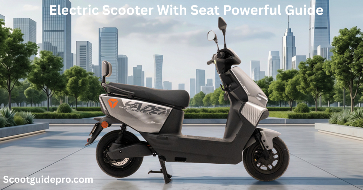 Electric Scooter With Seat