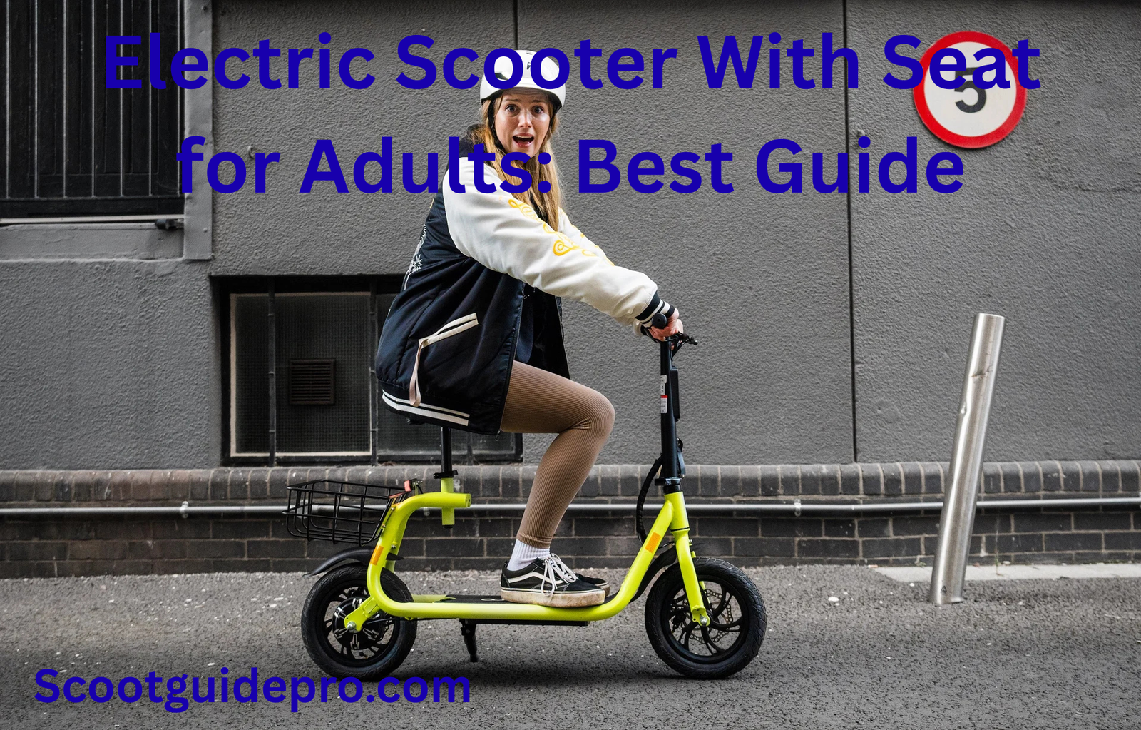Electric Scooter With Seat for Adults