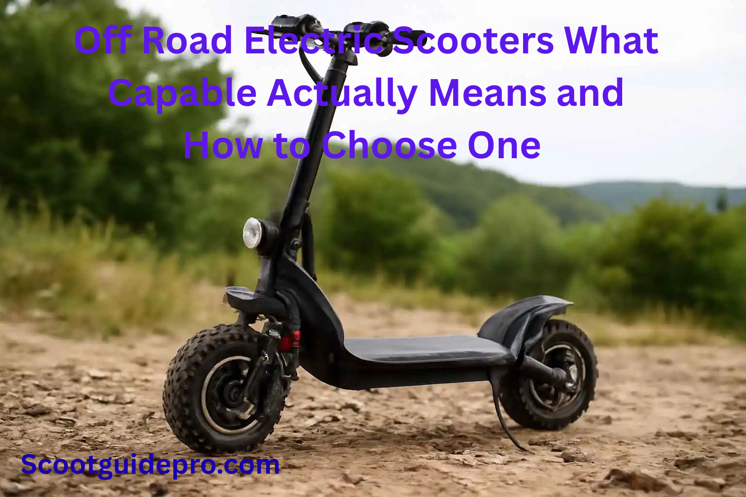 Off Road Electric Scooters
